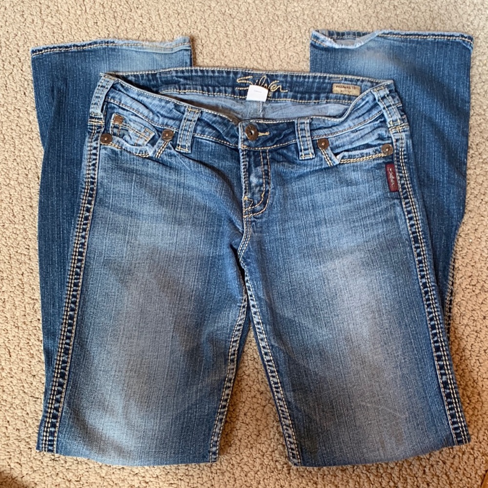 Silver Jean Boot/30